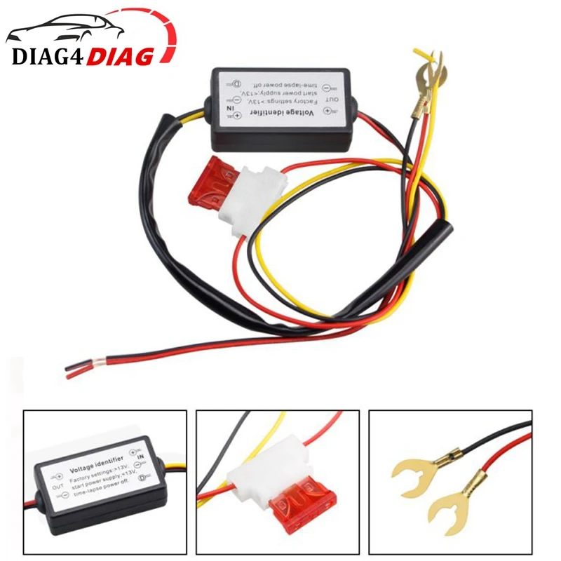 12-18V DRL Controller Auto Car LED Daytime Running Light Relay Harness Dimmer Light fendinebbia Controller Delay Light Delay Line