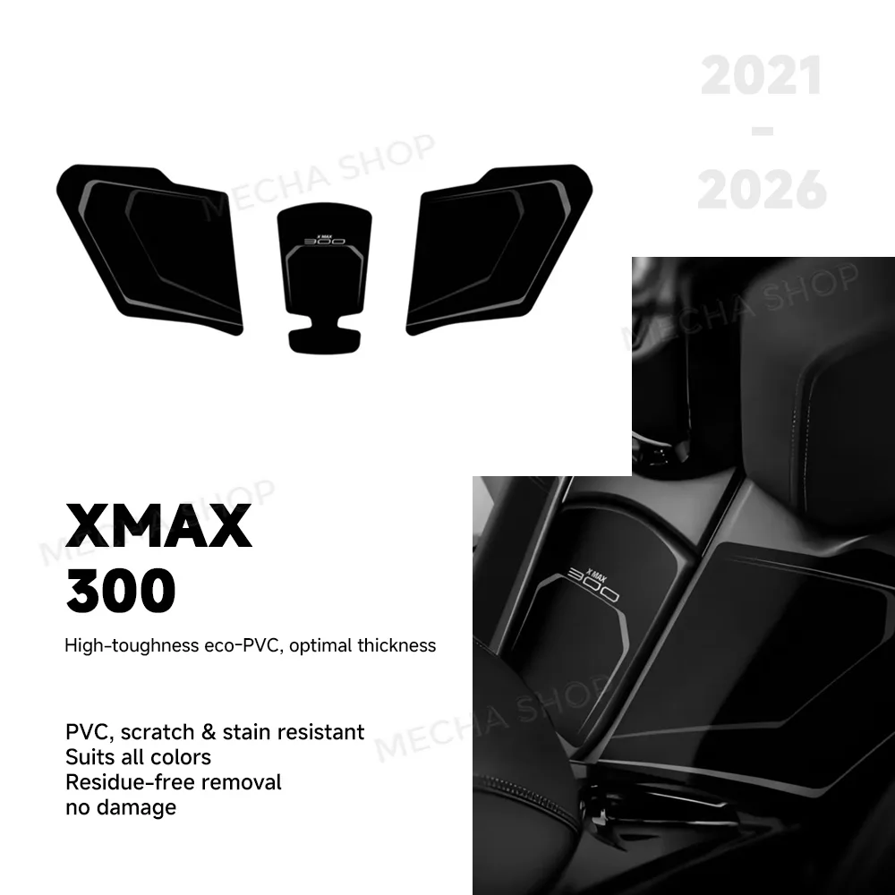 3D Epoxy Resin Sticker Protection Kit Motorcycle Accessories For Xmax 300 2023 2024 2025 2026
