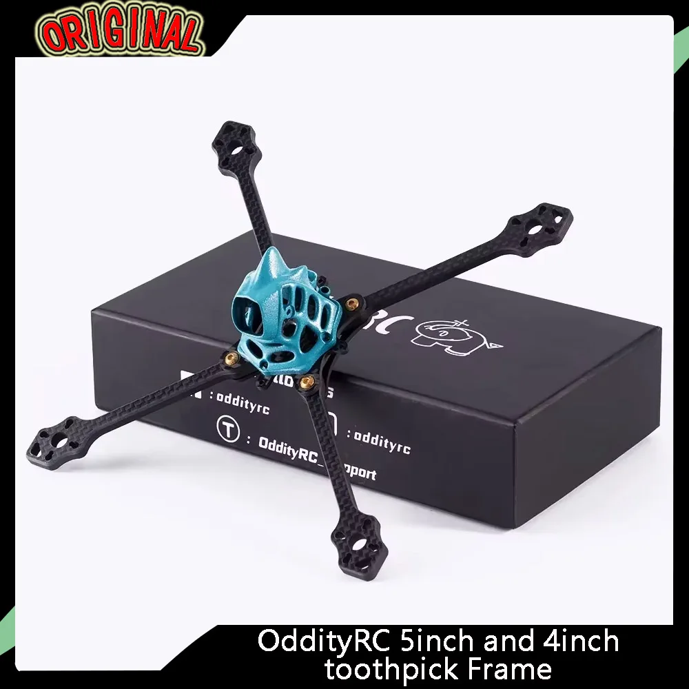 

OddityRC Ultra-Light Toothpick Frame - 4"/5" Size, Compatible with 1507-2204 Motor for FPV Drone