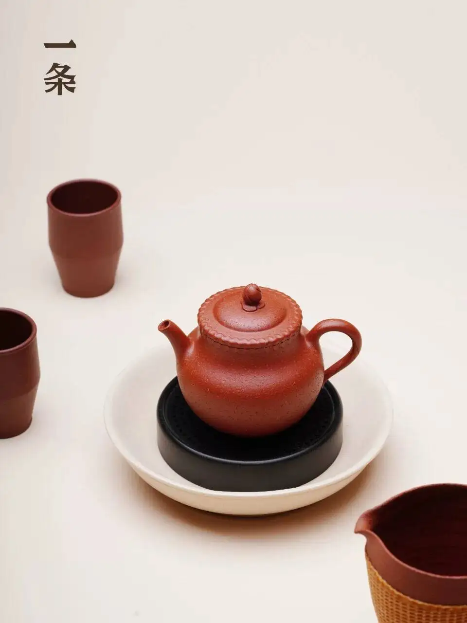 A [Harvest] Original Mineral Clay Purple Sand Teapot, Handmade