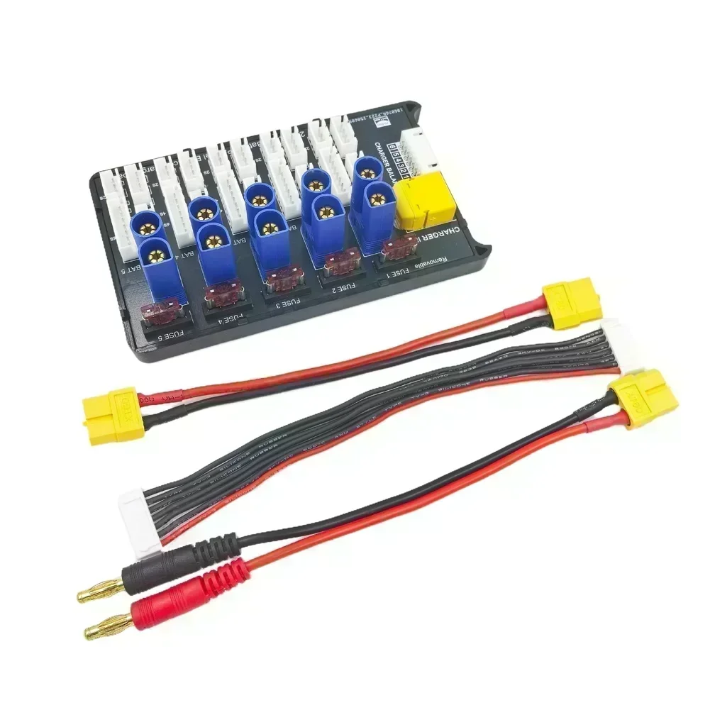 Parallel Charging Board For 2S And 6S Li-ion Batteries, With EC5 Connector And Removable Li-ion Battery Expansion Board Tools