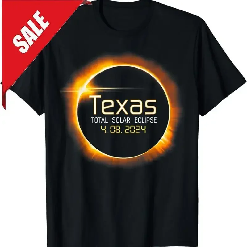 2024 Solar Eclipse Texas State USA Totality T Shirt