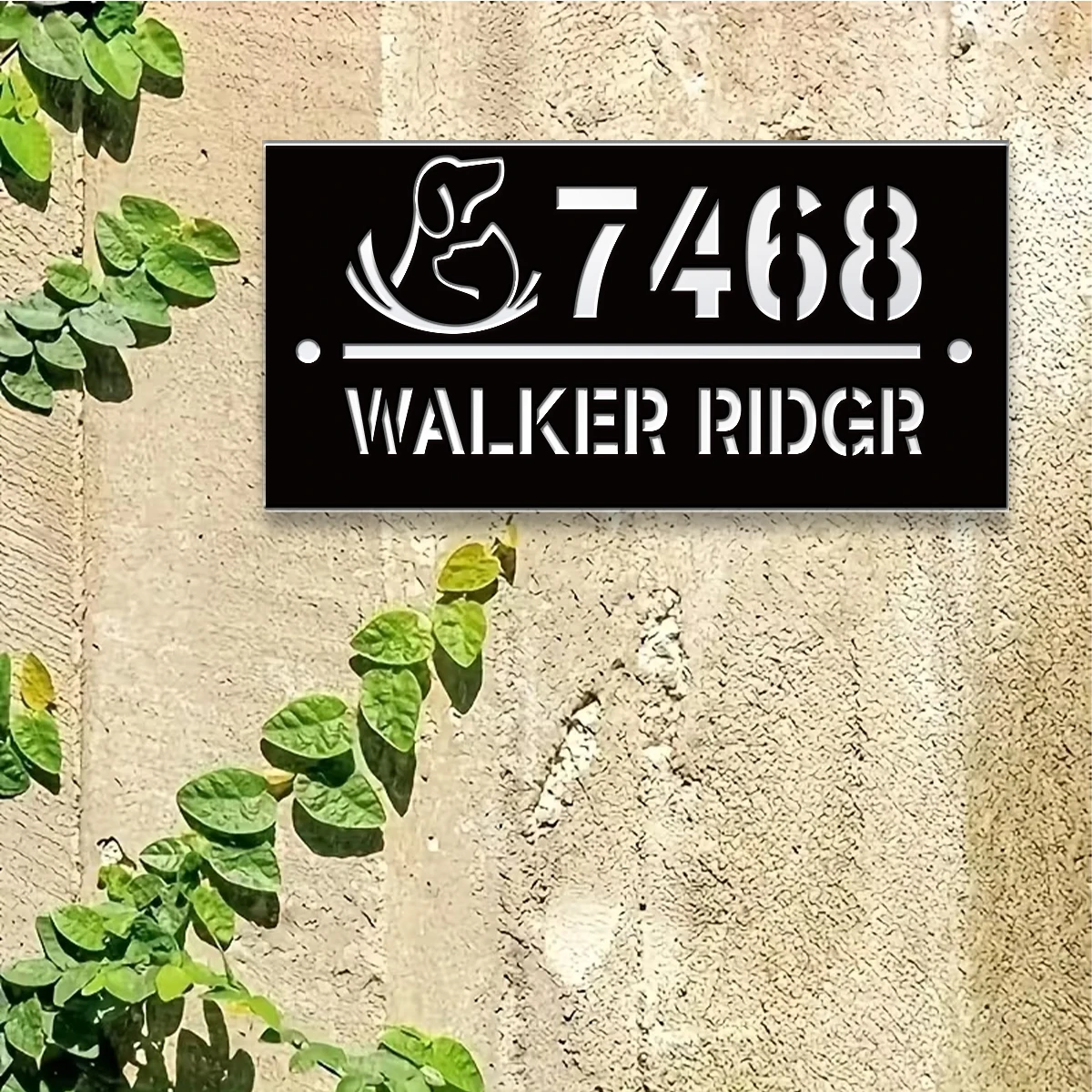 Home Decor Garden - 1Pc Custom cute pet Number&Text Acrylic
