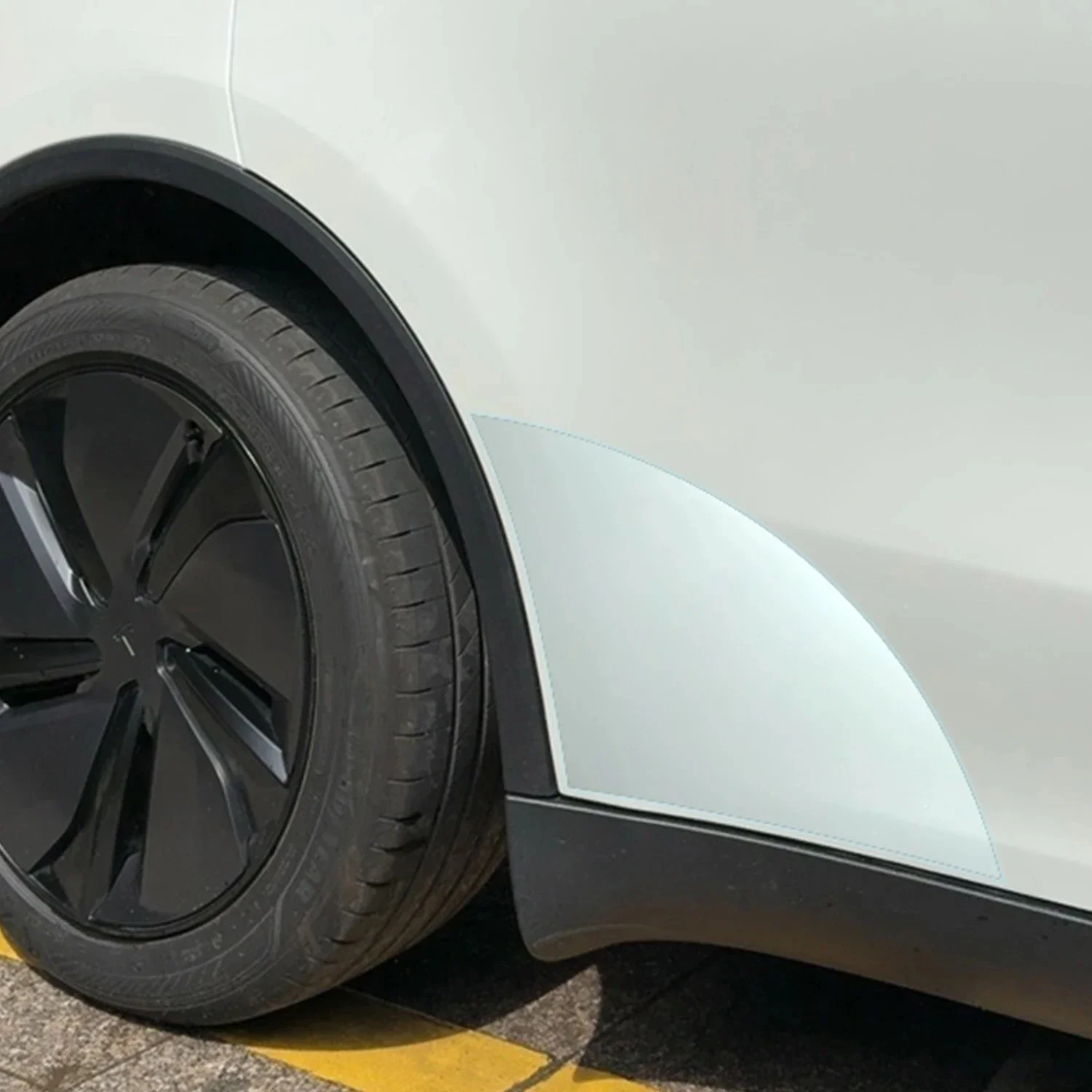 ل تسلا نموذج Y العرعر 2025 الباب الأمامي الباب الخلفي طبقة رقيقة واقية ملابس السيارات غير مرئية طبقة من البولي يوريثان الديكور صالح TSL نموذج Y #5