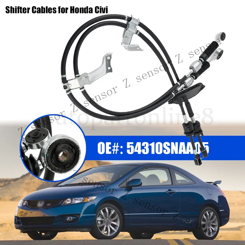 AAA+ Shifter Cables Shift Linkage For 2006-11 Honda Civic Manual Trans 54310-SNA-A05