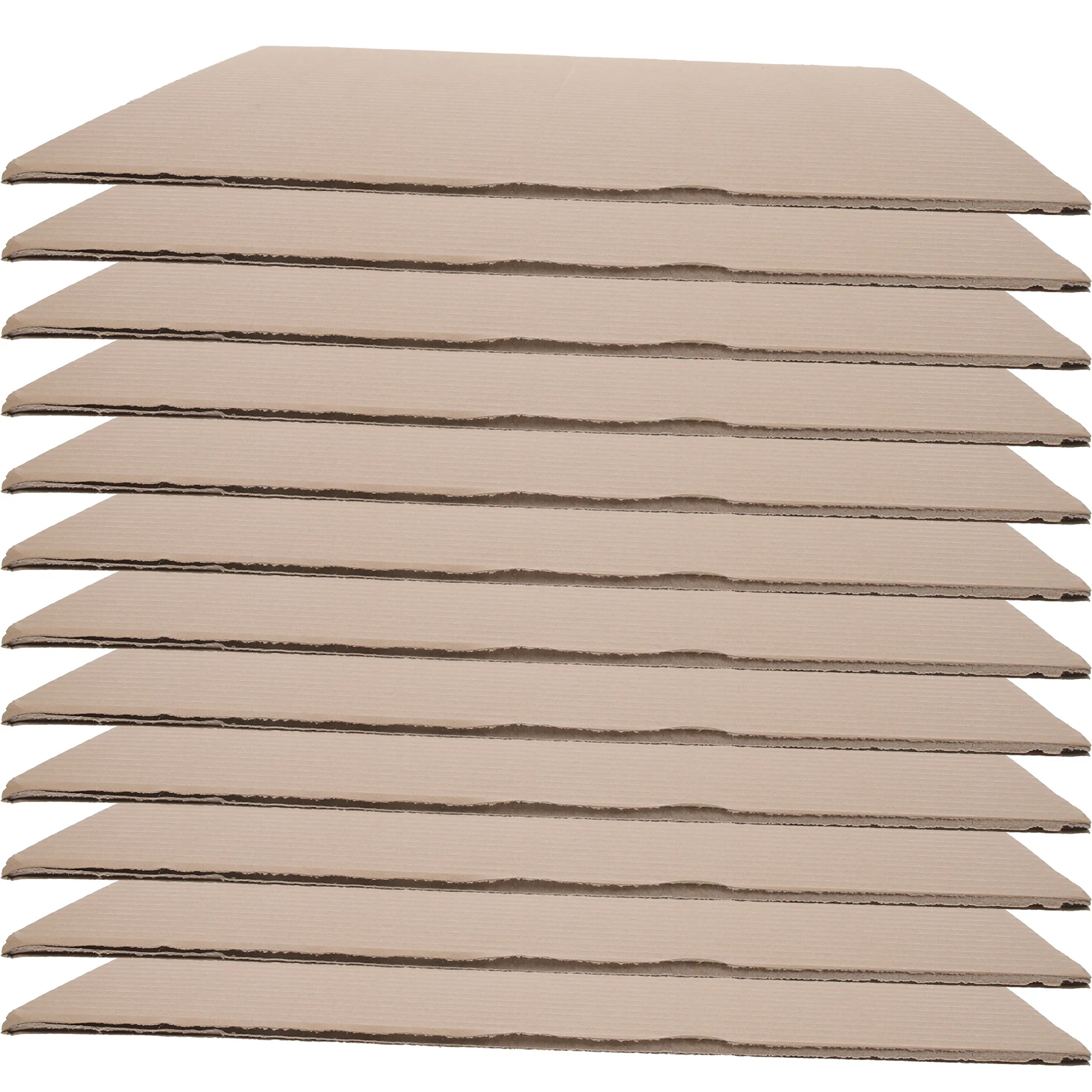 

12Pcs Double Sided Corrugated Cardboard Sheets Thick Paperboard DIY Craft Material Divider for Mailing Packing Fragile Items