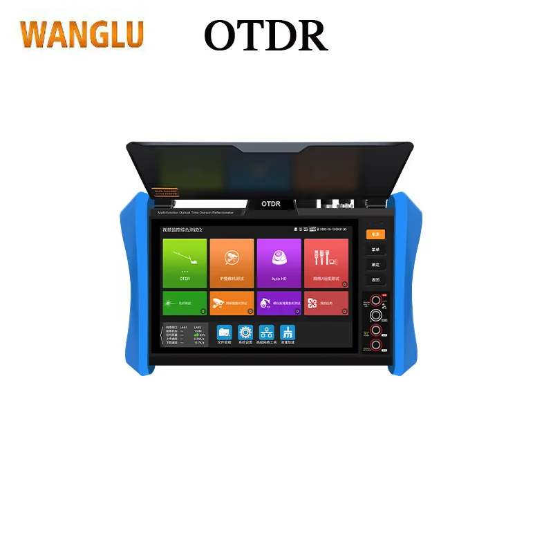

WANGLU MT-8810 OTDR integrated camera, combined with 8K H.265 CCTV Tester IP SFP OPM VFL optical fiber cable tester