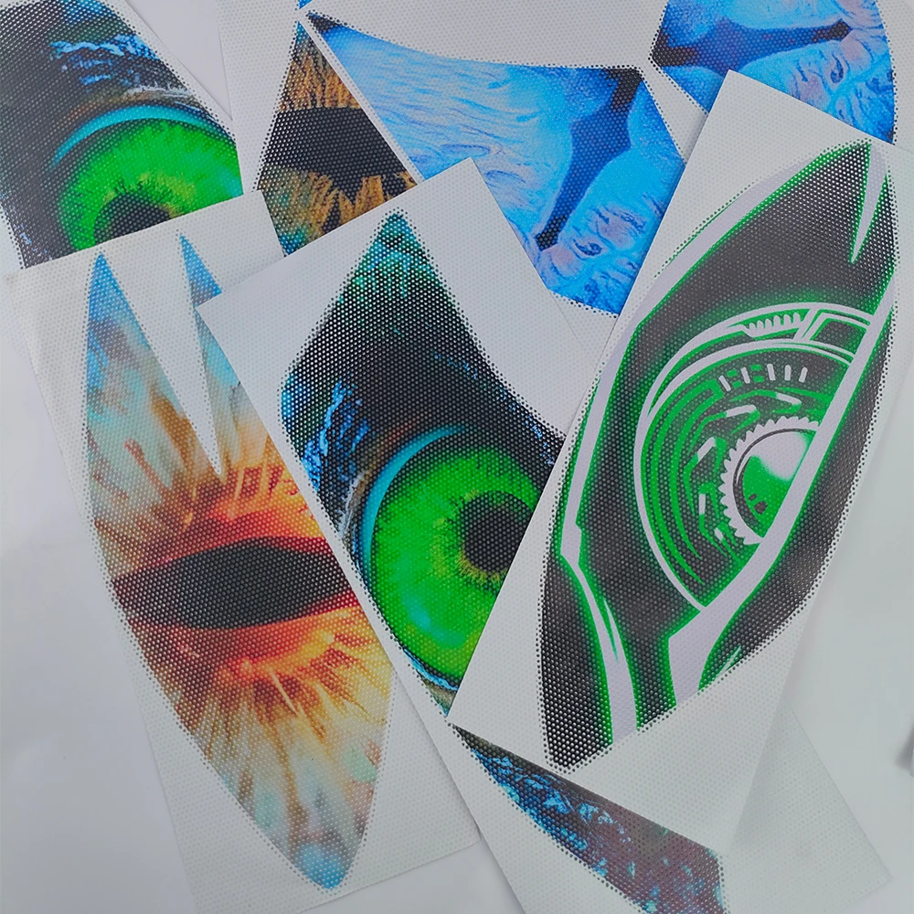 UTV ATV Headlight Eyes Decor Decals Head Light Protection Stickers Fit for Arctic Cat Alterra Wildcat Utility Firecat Sabercat