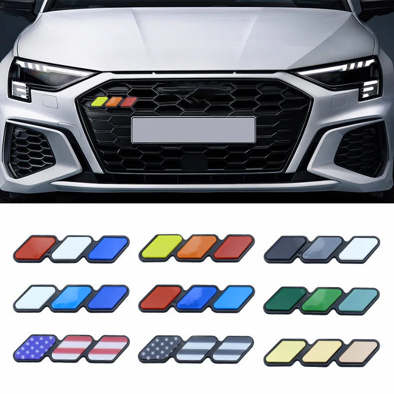 

3-цветный значок на решетке, эмблемы, гоночная решетка, украшения, аксессуары, модификация этикетки для автомобиля, грузовика для Toyota Tacoma 4runner