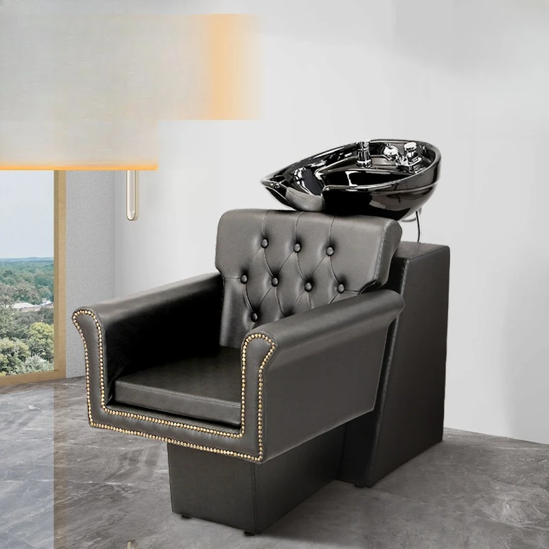 

Shampoo bed Barber shop semi-reclining