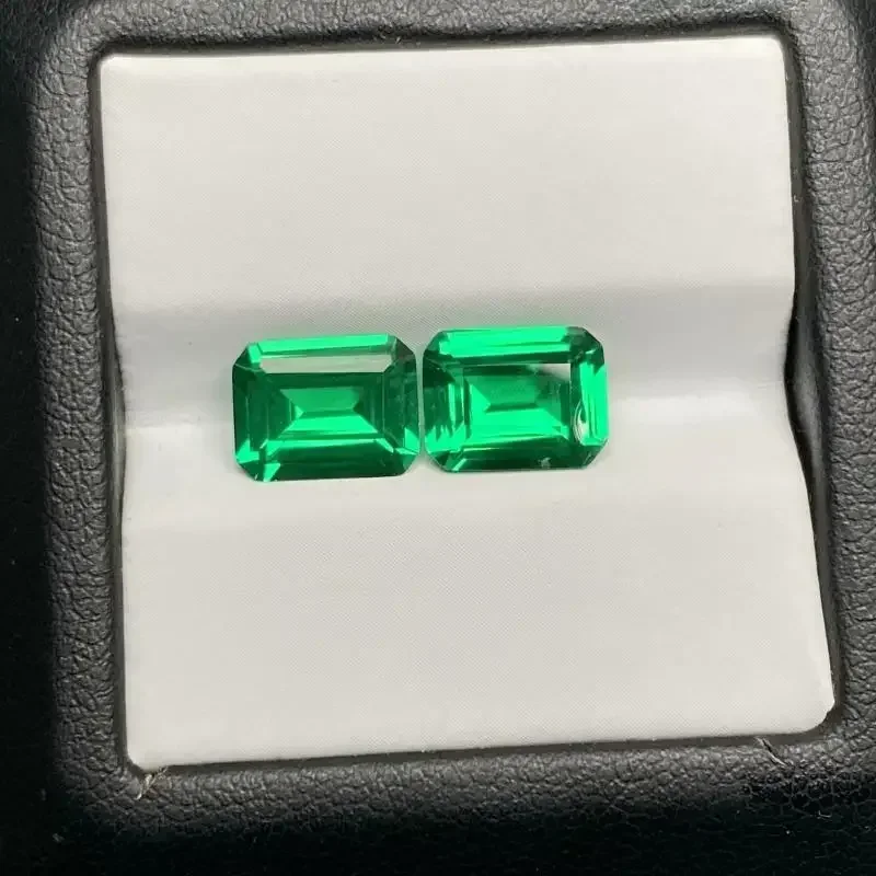 2024 New Arrivals 5x7mm-12x16mm Emerald Cut Lab-Grown Tasvorite Loose Stone Made with Handmade Jewelry