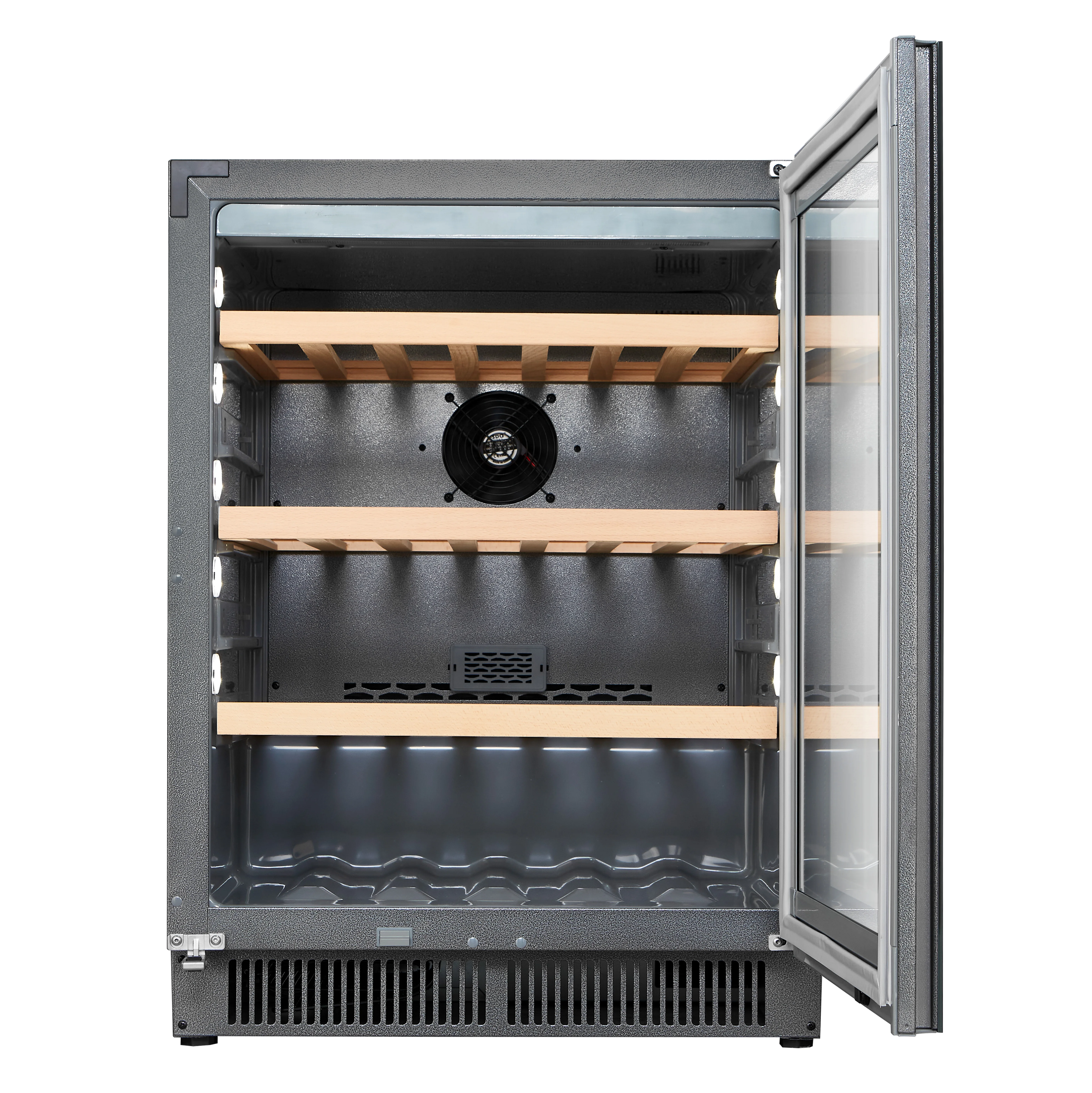 

Creative Grey Marble Electric Wine Cooler with Fan Cooling Natural Home Black Electronic Temperature Control 70-220