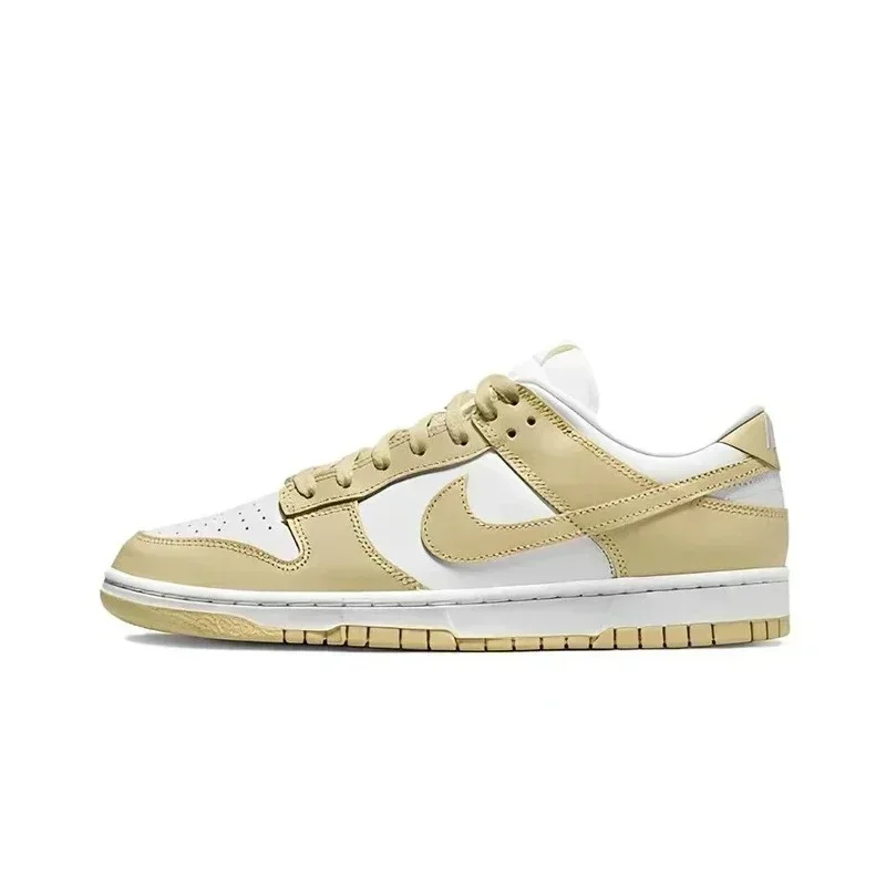 

NIke Dunk Low 'Team Gold' Men Skateboard Shoes Trendy Low Cut Breathable Casual DV0833-100
