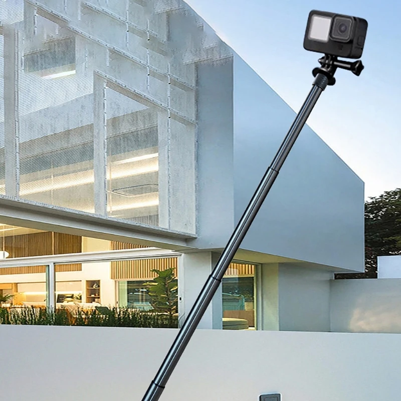 Ручная спортивная камера для селфи, выдвижная и адаптируемая к различным стабилизаторам для прямой трансляции селфи на открытом