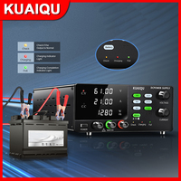 KUAIQU Fully Charged Auto Stop DC Power Supply OCP Buzzer Memory Voltage Regulator 60V 20A 1200W Source Check/Charging/Full