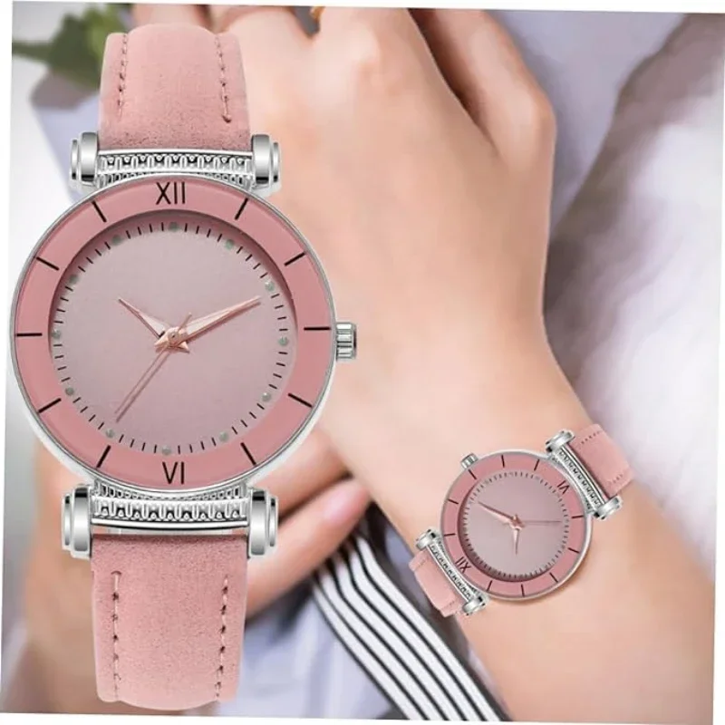 

Ladies Luminous Retro Female Watch Leather Belt Quartz Watch Women Simplicity Casual Decoration Wristwatches Reloj Mujer