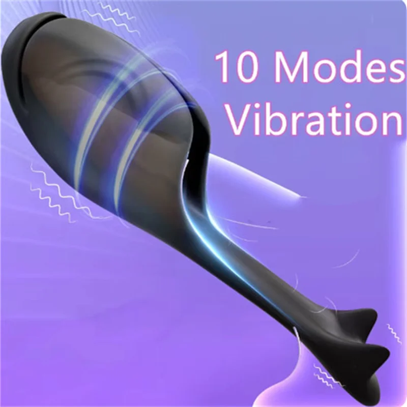 Male Masturbation Glans Exerciser 10 Modes Vibration Penis Trainer Massage Silicone Cup Sex Toys For Men Adult Games Products