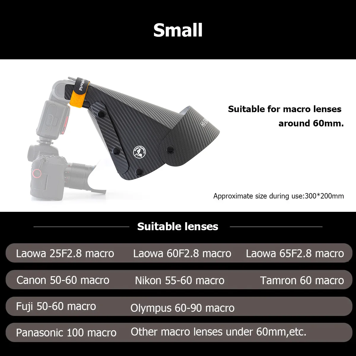 Afbeelding 7: Guage Hoef Cover Universele Flitsverspreider Softbox Speedlight Reflector Snoot Camera Accessoires voor Macrolensopnamen