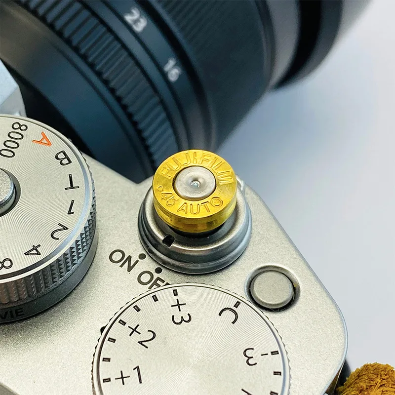 

CNC H62 Brass Stainless Steel Material Camera Bullet Shell Shutter Button Screw for Fujifilm Camera XE5 XM5 XT5 XT50 Nikon Leica