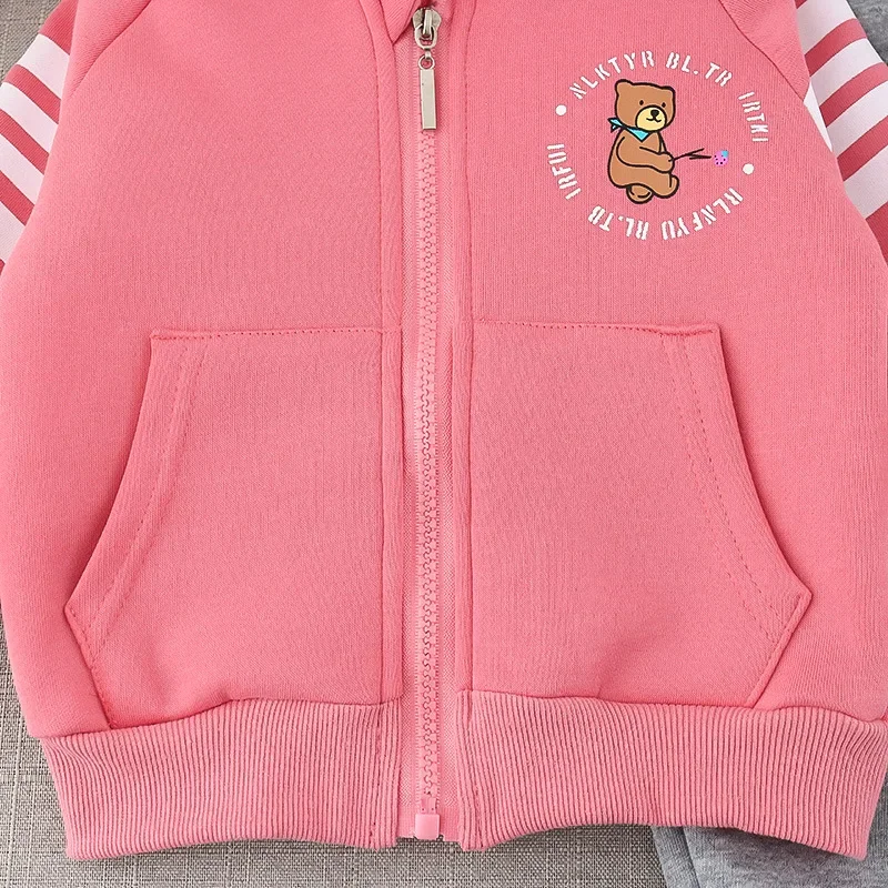 New Spring Autumn Baby Girls Clothes Suit Kids Outfits Children Fashion Jacket Pants 2Pcs/Sets Toddler Costume Infant Tracksuits