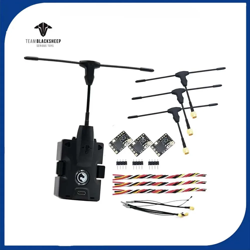 

Радиосистема дальнего действия TBS Crossfire Micro TX V2 915 МГц для гоночного дрона RC FPV — микропередатчик TBS Team BlackSheep