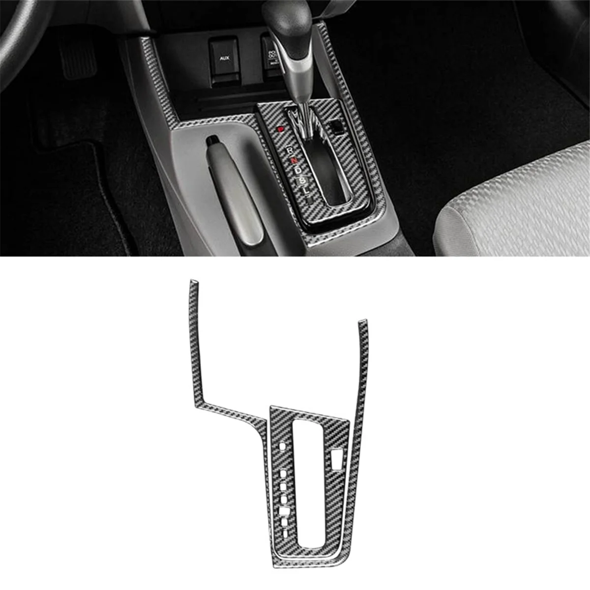 

Углеродное волокно для Honda Civic 9th 2012-2015 крышка панели переключения передач отделка внутренние аксессуары LHD