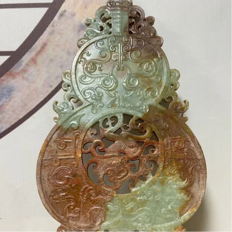 

Wholesale Vintage Jade Masks and Ornaments, Guardian Dragon, Dragon Mirror, Auspicious Beast, Ancient Dragon, Live Streaming Sou