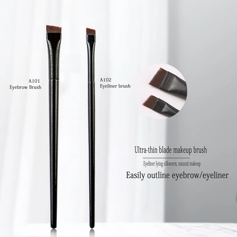 1/2pcs Makeup Brushes Set Eyebrow Eyeliner Brush Small Angled Blade Liner Brow Contour Brush Beauty Cosmetics Eyeliner Tool