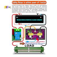 A13E-DT20W 0-420V Tuya Wifi Smart Lithium Battery Capacity Detection Tester DC Current Voltage Coulomb Power Meter