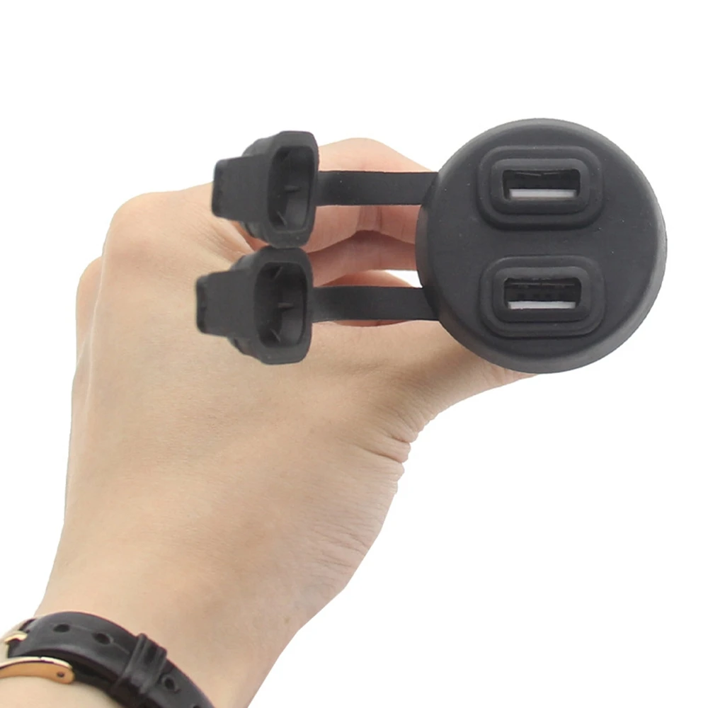 Motorcycle Dual USB Charger Socket for BMW F900R / R1250GS / R1200GS / S1000XR / K1600GT / K1300S / F850GS Power Adapter Socket