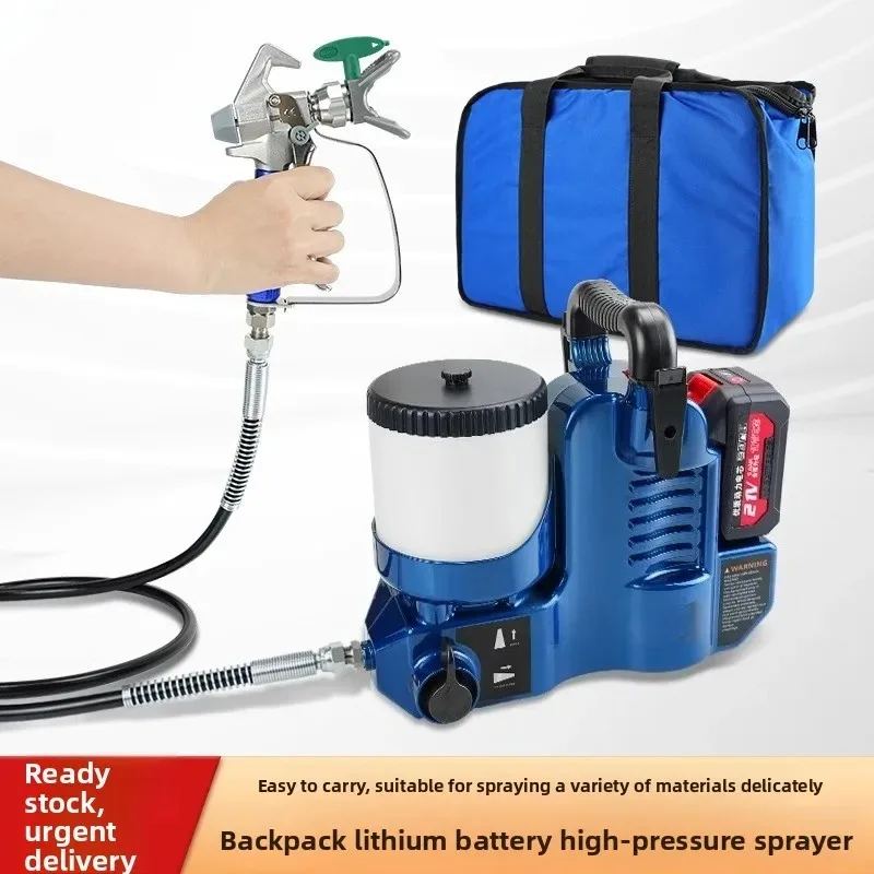 Backpack Paint Sprayer - Lithium Electric Airless Spray Gun for DIY Home Painting