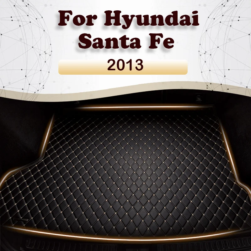 Автомобильный коврик для багажника для Hyundai Santa Fe, пять сидений, 2013, коврик для грузового салона, аксессуары, крышка