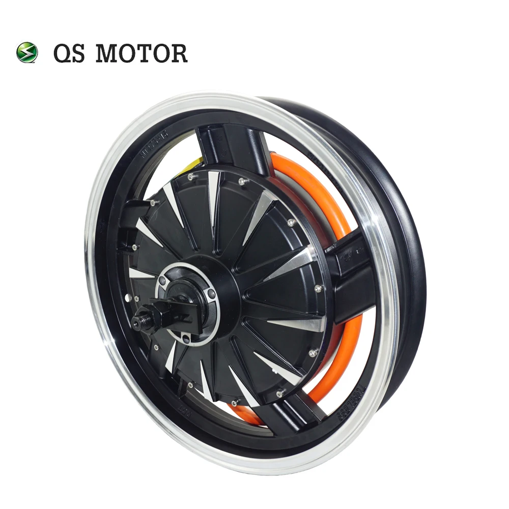 

QS MOTOR New 16X2.75inch QS260 V1.4 4000w 50H Electric Motorcycle Brushless DC Wheel Hub Motor