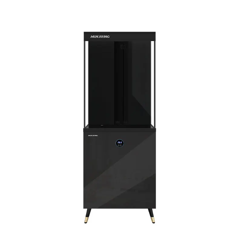 Square tank small living room several sides fish tank self-circulation ecological landscaping bottom filter aquarium