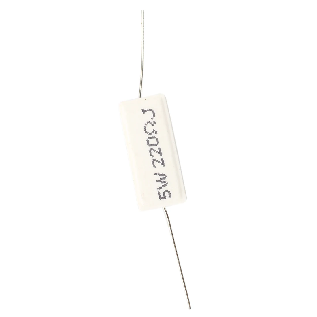 10 Pcs Axial Lead Ceramic Cement Power Resistor 220 Ohm 5W