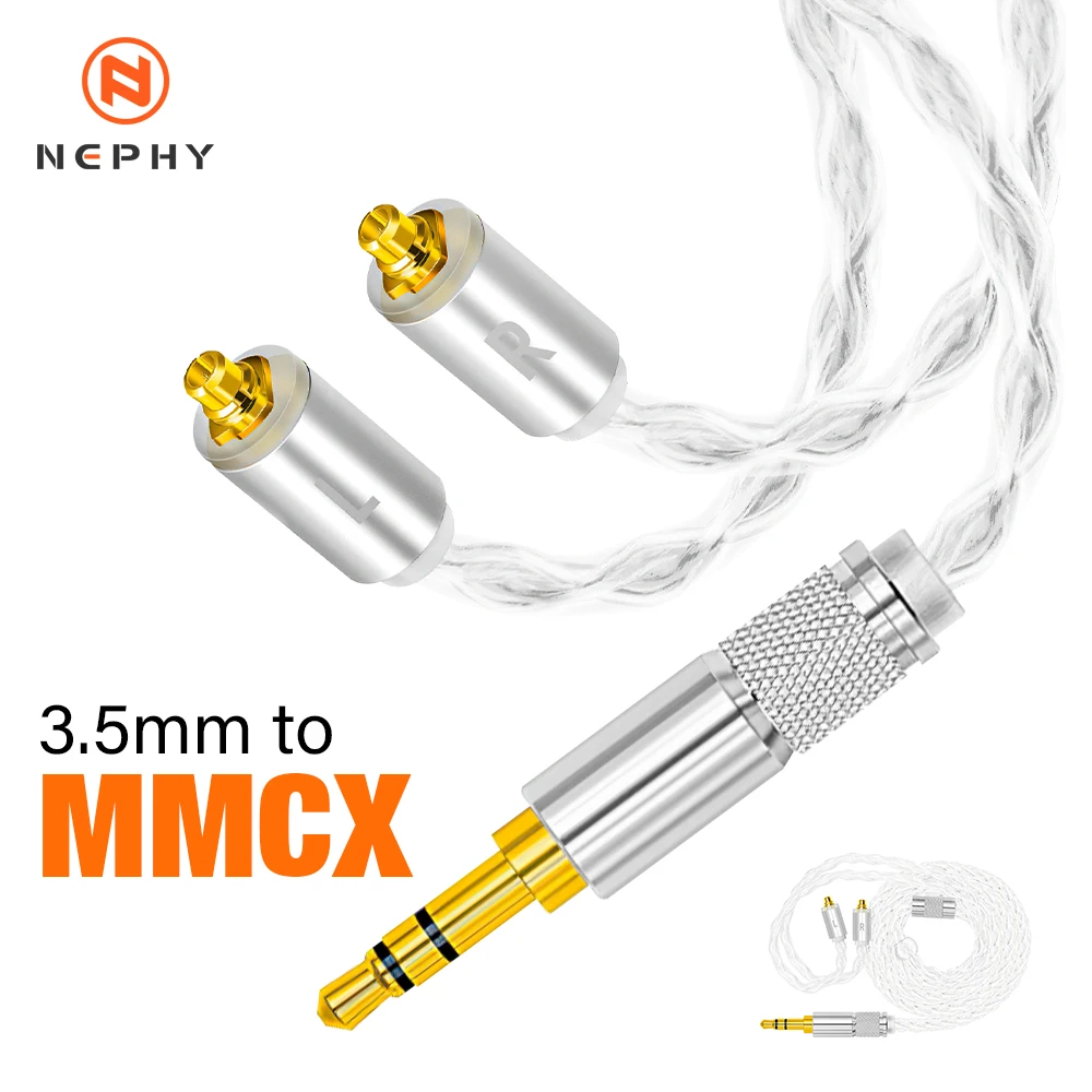 MMCX to 3.5mm USB C For iPhone Sound Jack Headphone Cable Replacement For SE215 SE315 SE425 SE535 SE846 UE900 for W10 W20 W30