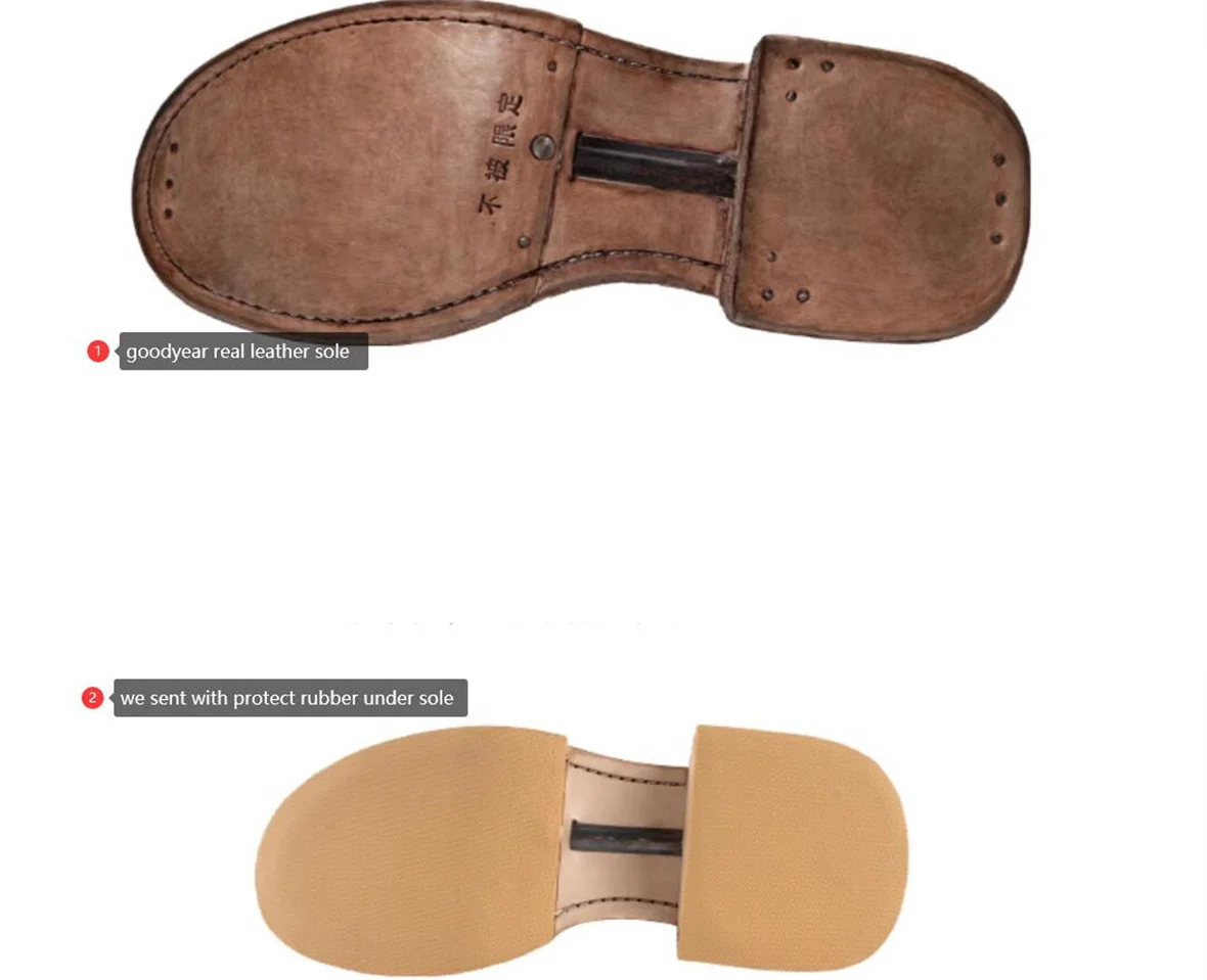 Stivali militari in pelle di cavallo Goodyear con suola in pelle di vacchetta ruggine di rame personalizzati fatti a mano di lusso da uomo di fascia alta