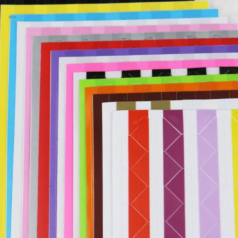 1020 Pieces Colorful Picture Corner Stickers Self-Adhesive Photo Corner Stickers Dropship