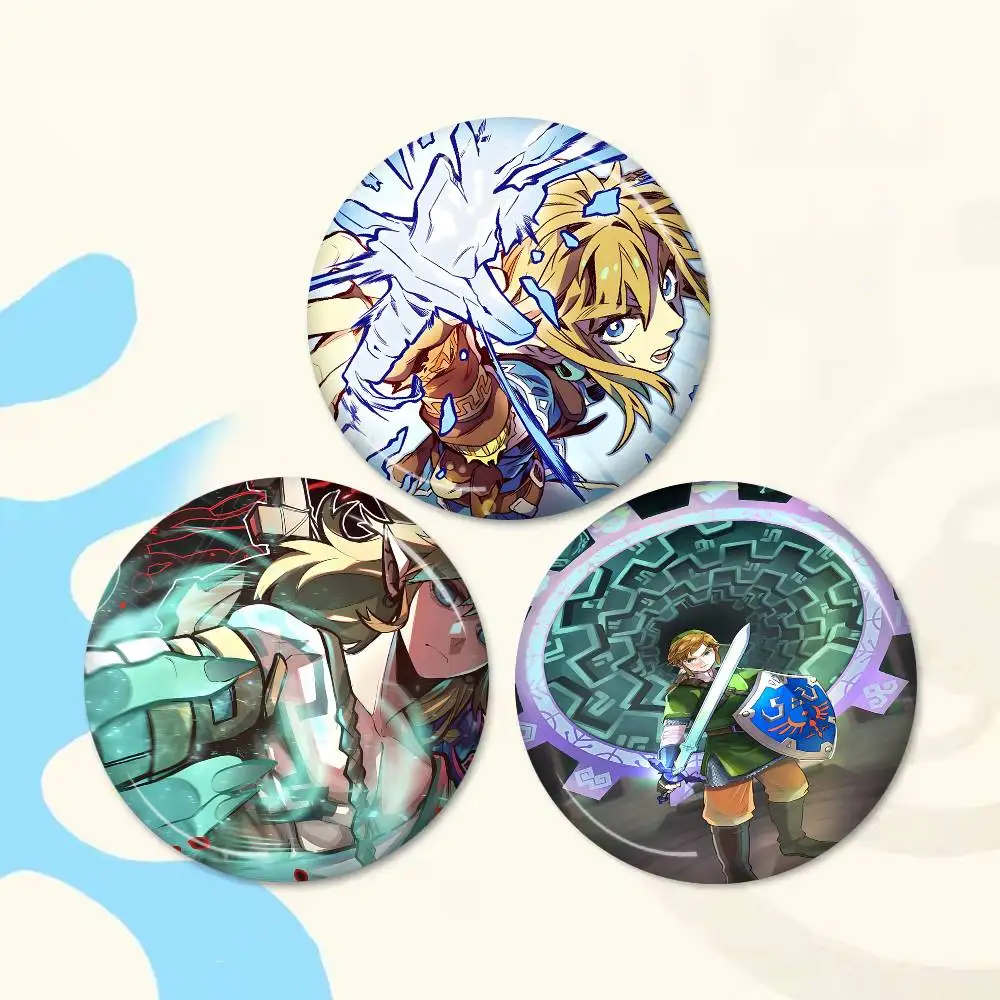 Video Game Legend Zeldas Link Anime Brooches Cute Cartoon  Badge Jacket Jeans Lapel Pin Gift Accessorie