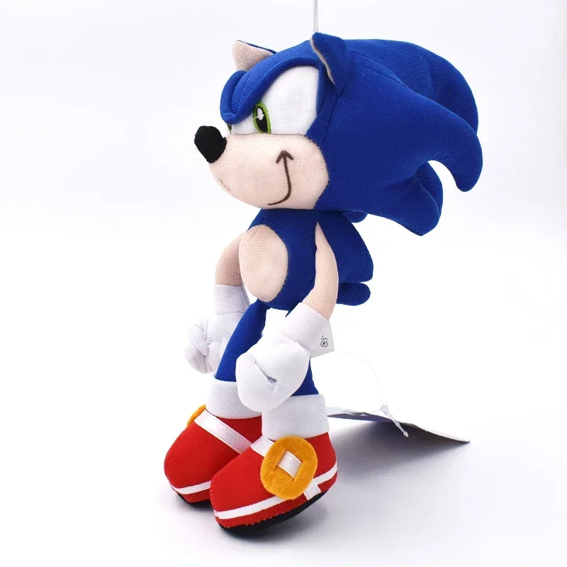 New Selling 30cm Shadow Blue Animated Plush Toy Sonic Doll Children's Soft Plush Hedgehog Doll Pp Cotton Kids Birthday Gift - view 4