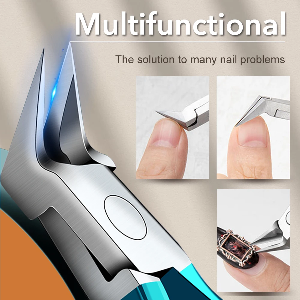 1 pz tagliaunghie per unghie dei piedi incarnite o spesse tagliaunghie dei piedi podologo professionale pinza per unghie dei piedi strumento per la cura delle unghie