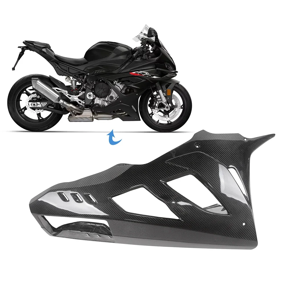 for  S1000RR 2023 2024 Lower Bottom Oil Belly Pan Fairing Carbon Fiber Motorcycle Front Spoiler Protector Cover