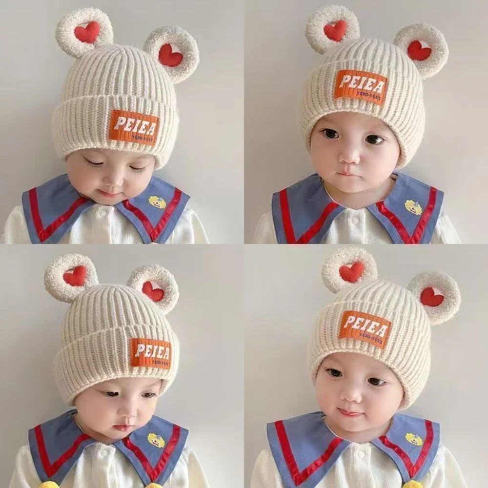

Baby Hat Ear Warm Winter Hat for Kids Girls Headwear Soft Cute Cartoon Decoration Christmas Birthday Gifts