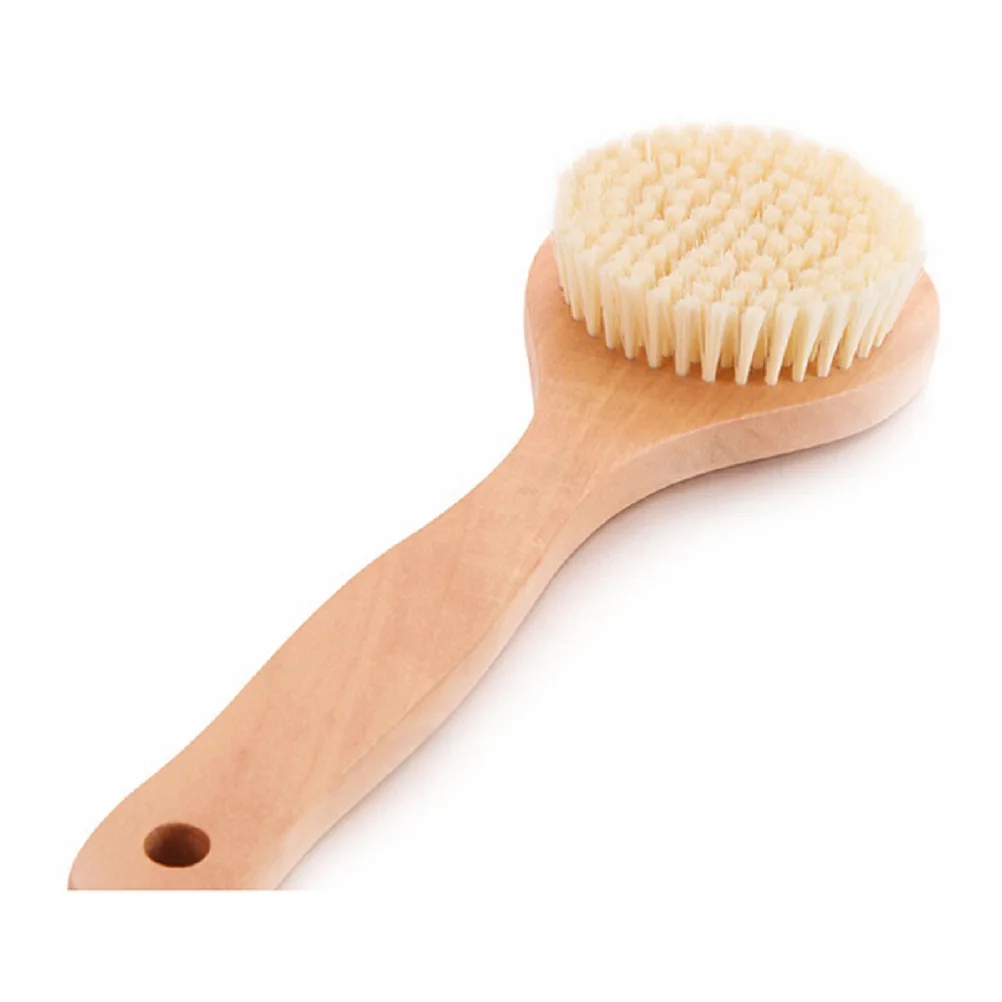 

Bath Brush with Long Handle 248 X 78Cm Wood PP Medium Stiffness Exfoliating Body Massage Tool for Shower Skin Care Detox