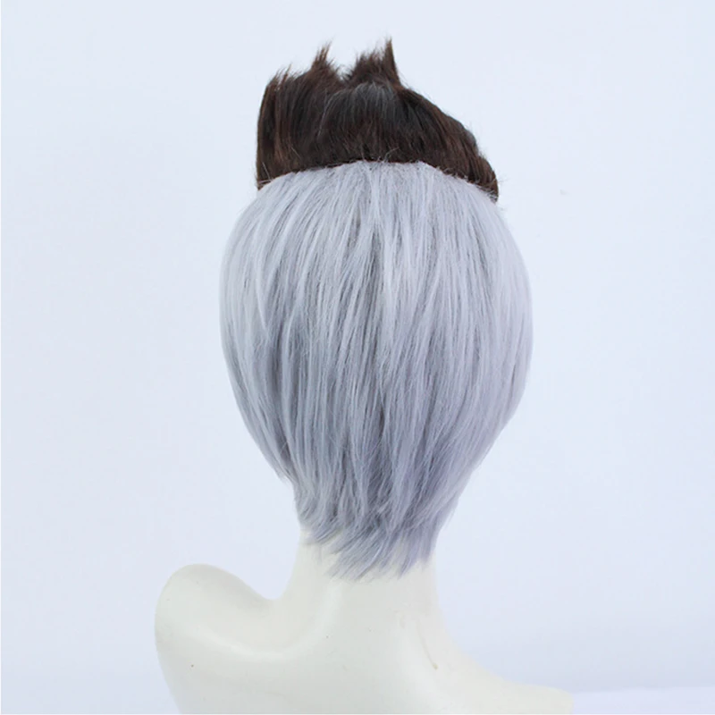 Cyberpunk Edgerunners David Cosplay Wig Anime Cosplay David Martinez Short Wig Heat Resistant Synthetic Hair Men Wigs Halloween