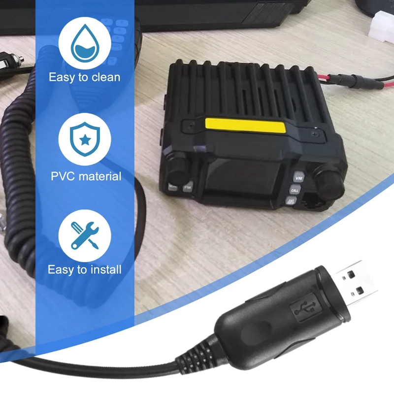 USB Programming Cable For KT-8900R,KT-8900D,KT-7900D Mobile Transceiver-DTD2