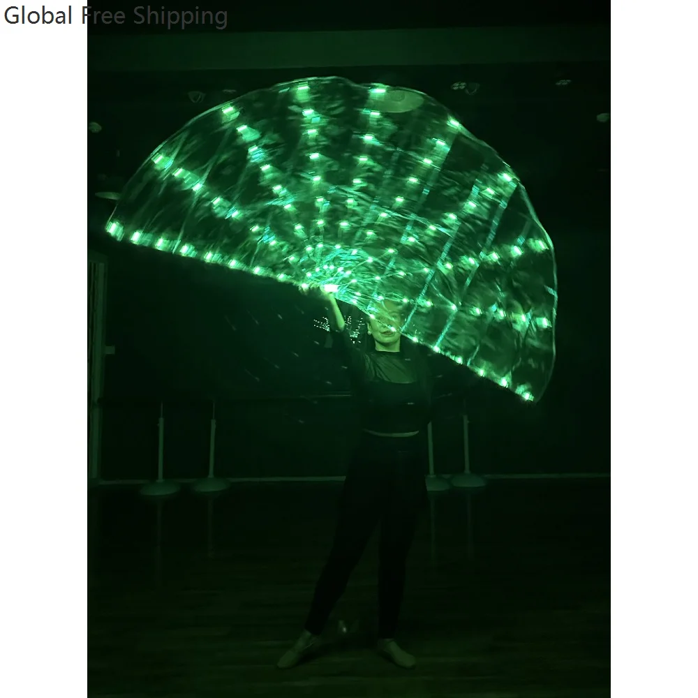 الرقص الشرقي شبه دائرية أعلام الثناء لعب الأدوار الرقص الشرقي متوهجة الدعائم مرحلة الأداء مهرجان الحفلات اكسسوارات 2026 #6