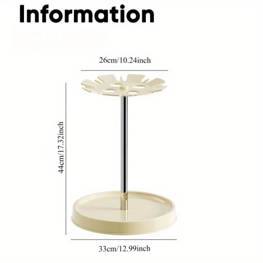 1pc Multi-functional Floor Umbrella Stand Umbrella Rack Behind The Door Rain Gear Storage Hotel Lobby Umbrella Storage Rack