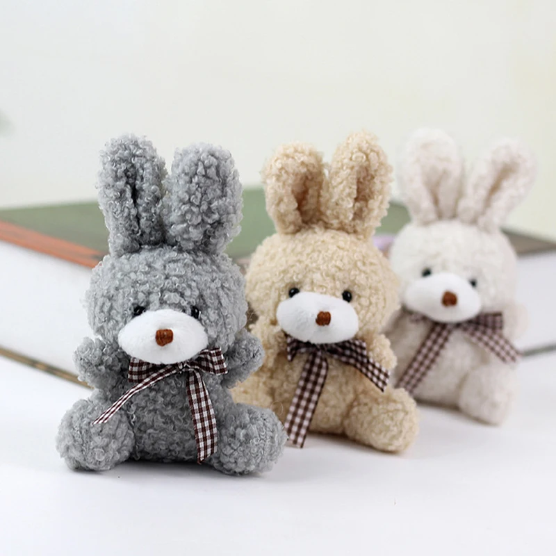 لينة لطيف الأرنب المفاتيح للأطفال ، محشوة الحيوان ، أفخم دمية ، حقيبة الظهر حقيبة قلادة ، الكرتون اللعب ، Kawaii ، الفتيات ، الفتيان ، 11 سنتيمتر ، 1 قطعة