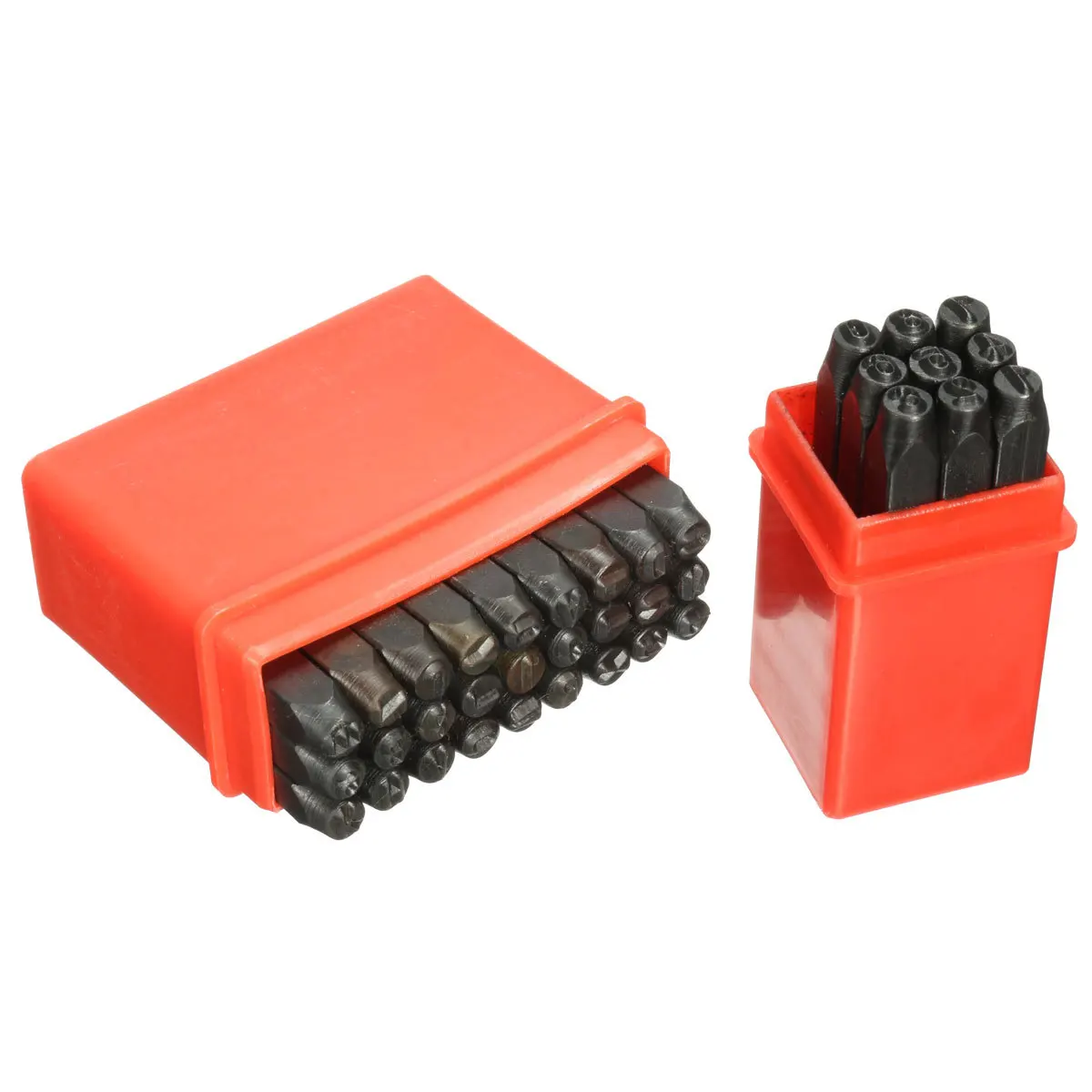 

36pcs 4Mm Alphabet Numbers Punch Set Hardened Carbon Steel Stamp For Metal Wood Crafting Jewelry Making Tool